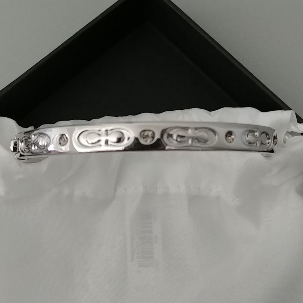 NWT'S Silver COACH bangle - Picture 2 of 4